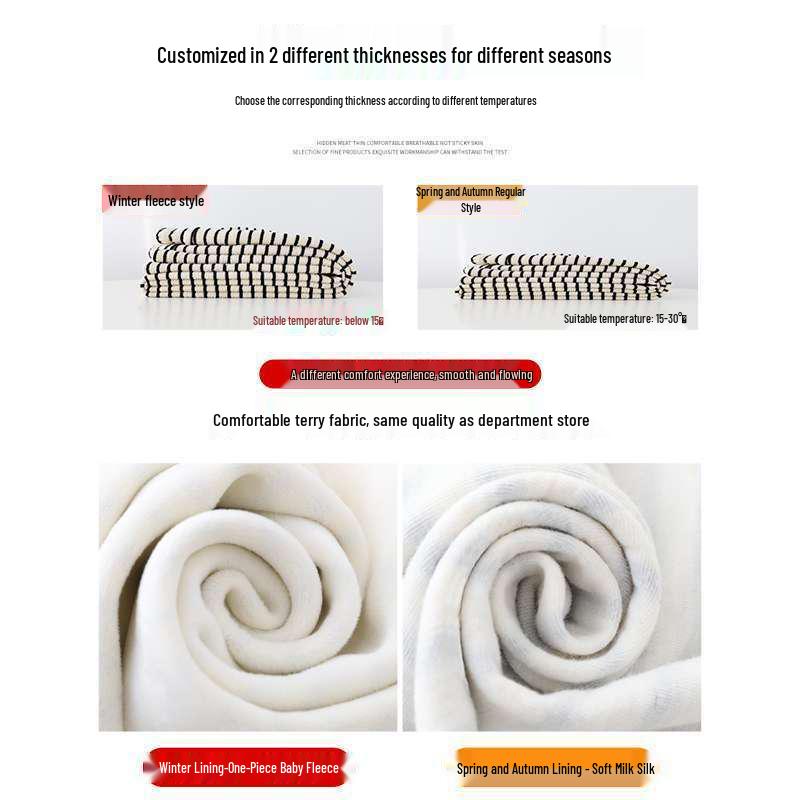 Women's Black & White Striped High-Waisted Fleece-Lined Wide-Leg Pants, Autumn/Winter, Slimming, Floor-Length.