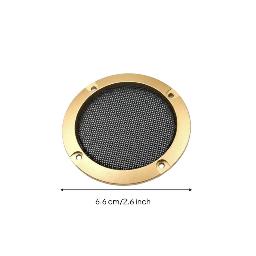 2 Metall-Lautsprecherabdeckungen, Gitterabdeckung, Subwoofer-Gitterabdeckung