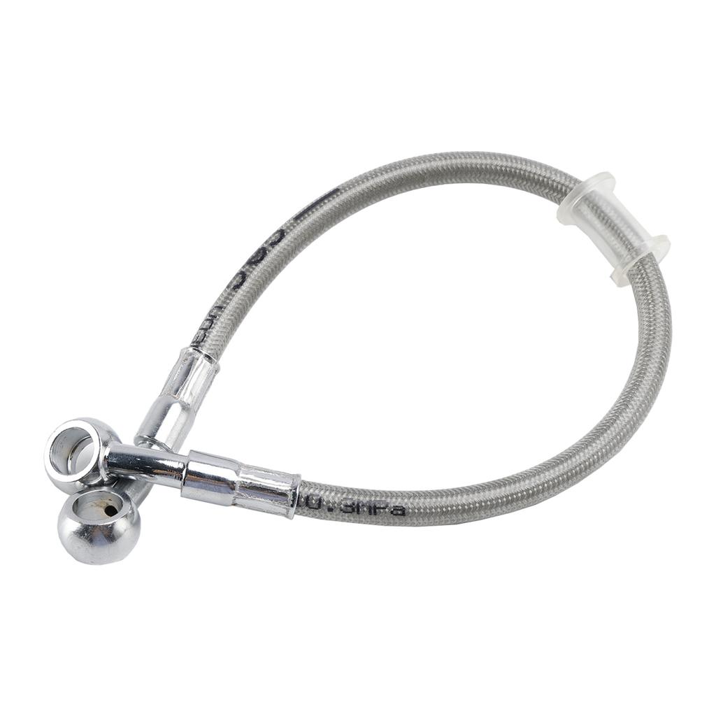 35cm/14" M10 Brake Oil Hose Line Banjo Fitting Stainless Steel End