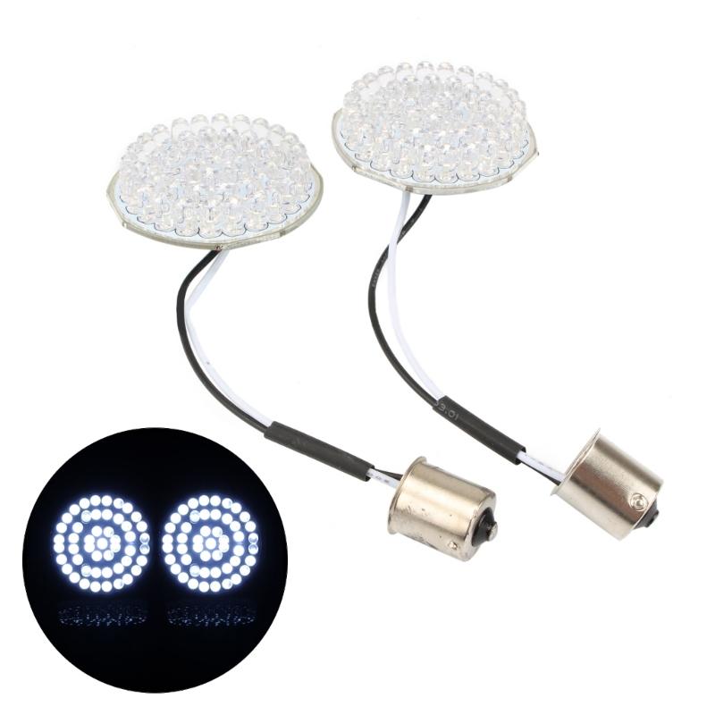

1157 Turn Signal Light 2 Inches Flat Style Front Rear LED Lights Easy Installation Lightweight Suitable for Motorbike