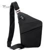 Storage Bag Anti Theft Travel Slim Sling Large Capacity Anti-theft Zipper Closure Adjustable Crossbody for Women Men Shoulder