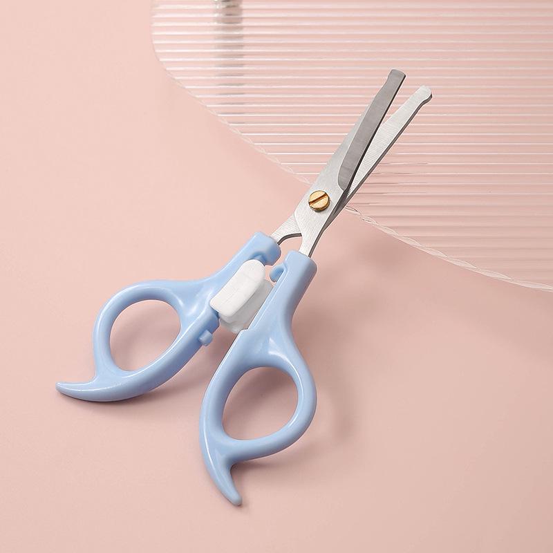 Children's Home Haircutting Scissors Set with Thinning and Flat Cut Tools for Babies and Infants