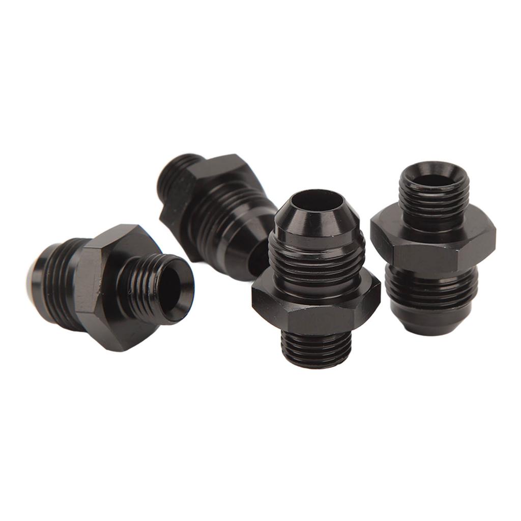 4 Peças Conexão Macho ORB 1500PSI Liga de Alumínio Multiuso Anel O Boss Adaptador Macho para Barra de Combustível Resfriador de Óleo Bomba de Combustível