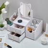 Cosmetics Storage Box, Makeup Mirror, Skincare Product Shelf, Lipstick Jewelry Organizer, Drawstring Bag, Drawer Mirror Cabinet, Home Storage Unit