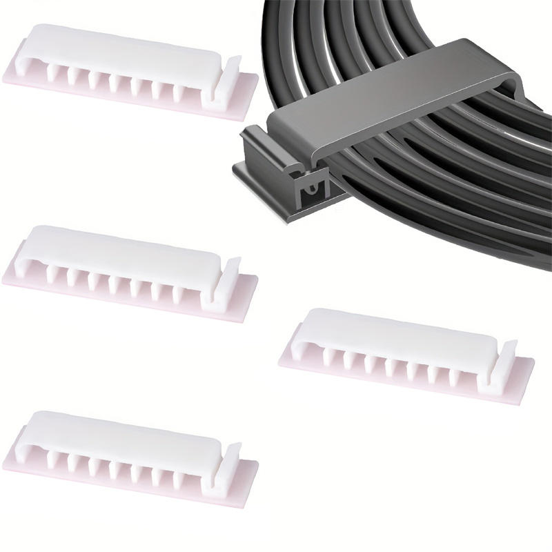 Cable Organizer Self Adhesive Cable Clips USB Cable Management Clamp Home Desk Wall Cord Holder Charging Wire Manager