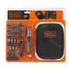 Black & Decker Steckschlüssel- und Schraubendreher-Set  (Packung mit 56)