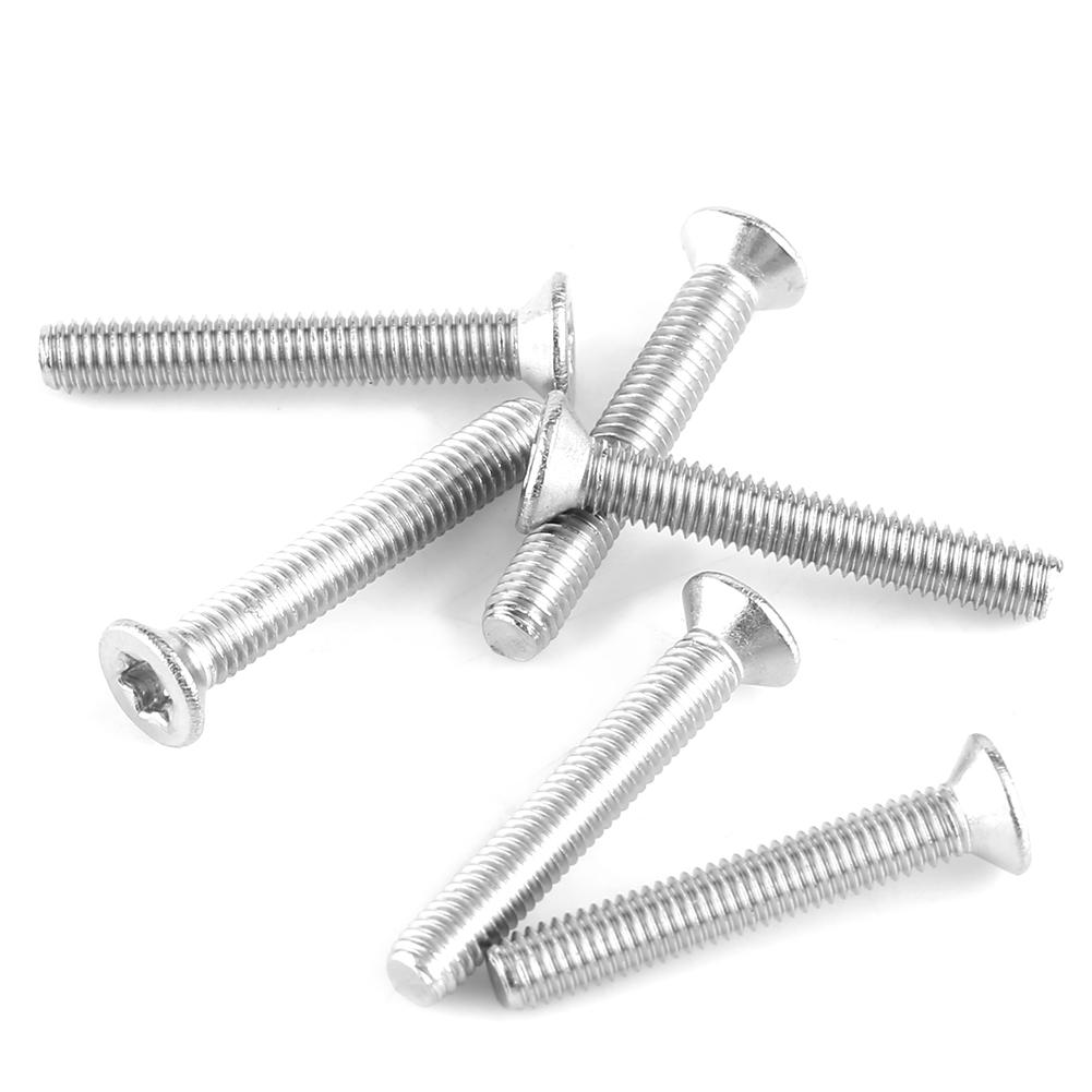 M3 Star Screws Countersunk Flat Head Screws Pack of 50pcs (M3*6)