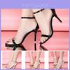 Luxurious Women's Ankle Buckle Sandals With Chic Stiletto Heels For Every Occasion