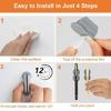 Flexible Pen Holders and Marker Clip Silicone Pen Holders Easy To Install Pencil Organizer for Wall Clipboard