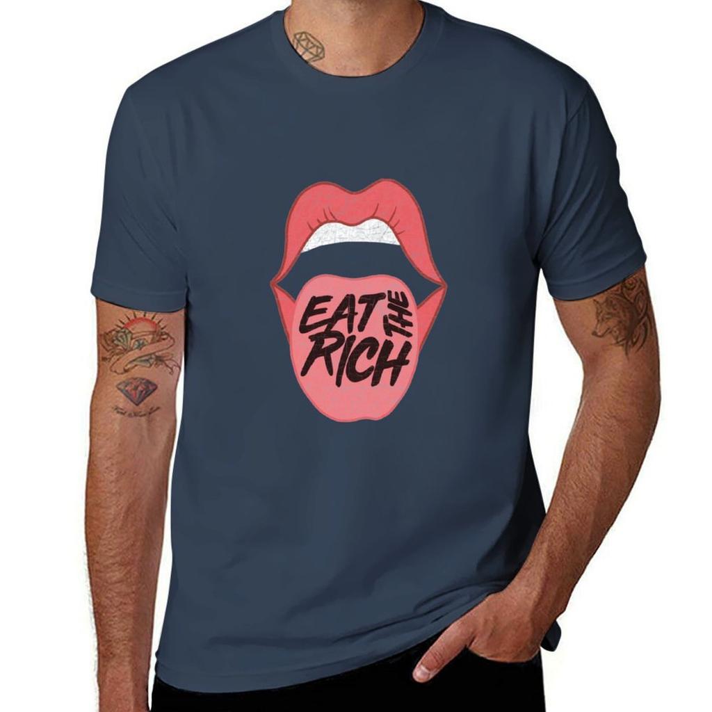 Eat The Rich TShirt Basic Tee Shirt for Everyday Outfit