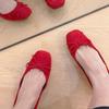 Fashion Shallow Women Ballet Flats Dance Shoes Casual Female Soft Footwear Butterfly-Knot Ladies Slip on Shoes