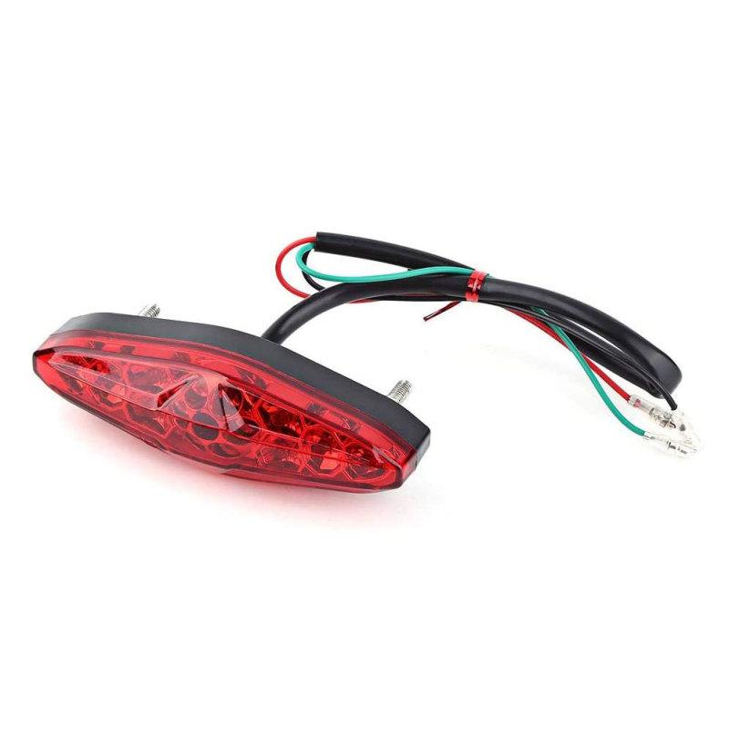 12v Motorcycle Brake Tail Lights 15 Led Bulbs Driving Light License Plate Led Lights Trailer Lights