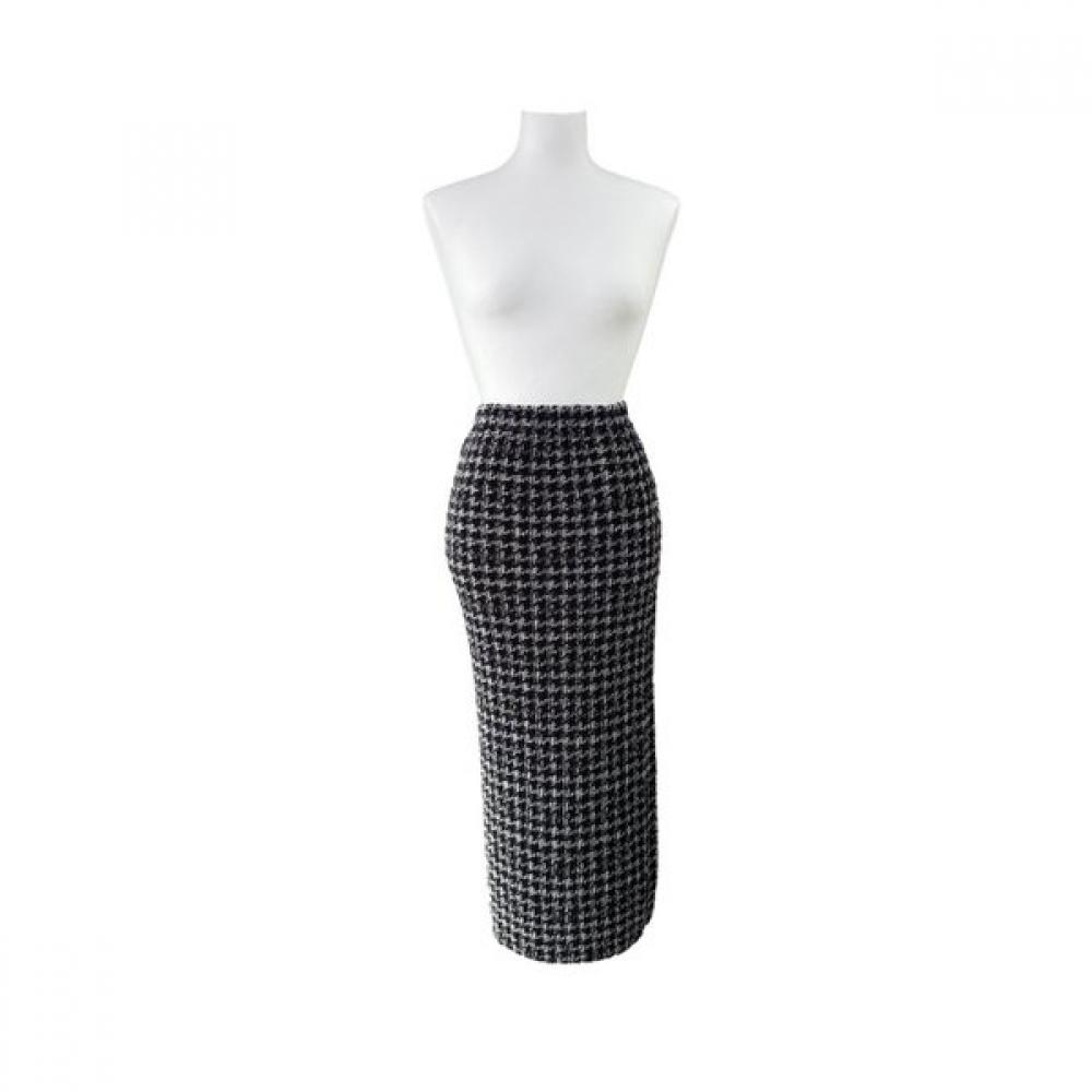 Specchio Pleated Straight Skirt 441 228