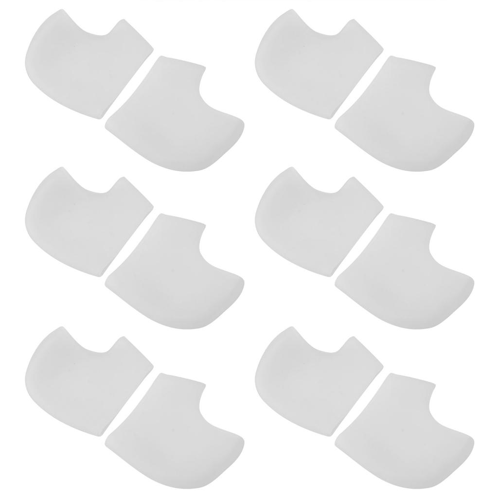 6 pares de almohadillas para el talón Protector de cojín cubierta protectora del talón con absorción de impactos con agujeros