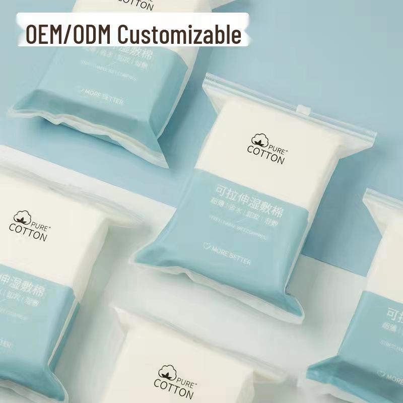 Stretchable Hydrating Facial Cotton Pads for Makeup Removal