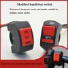 Plastic Handlebar Switch 2 Styles LED Headlight Modification  Electric Bike Accessories