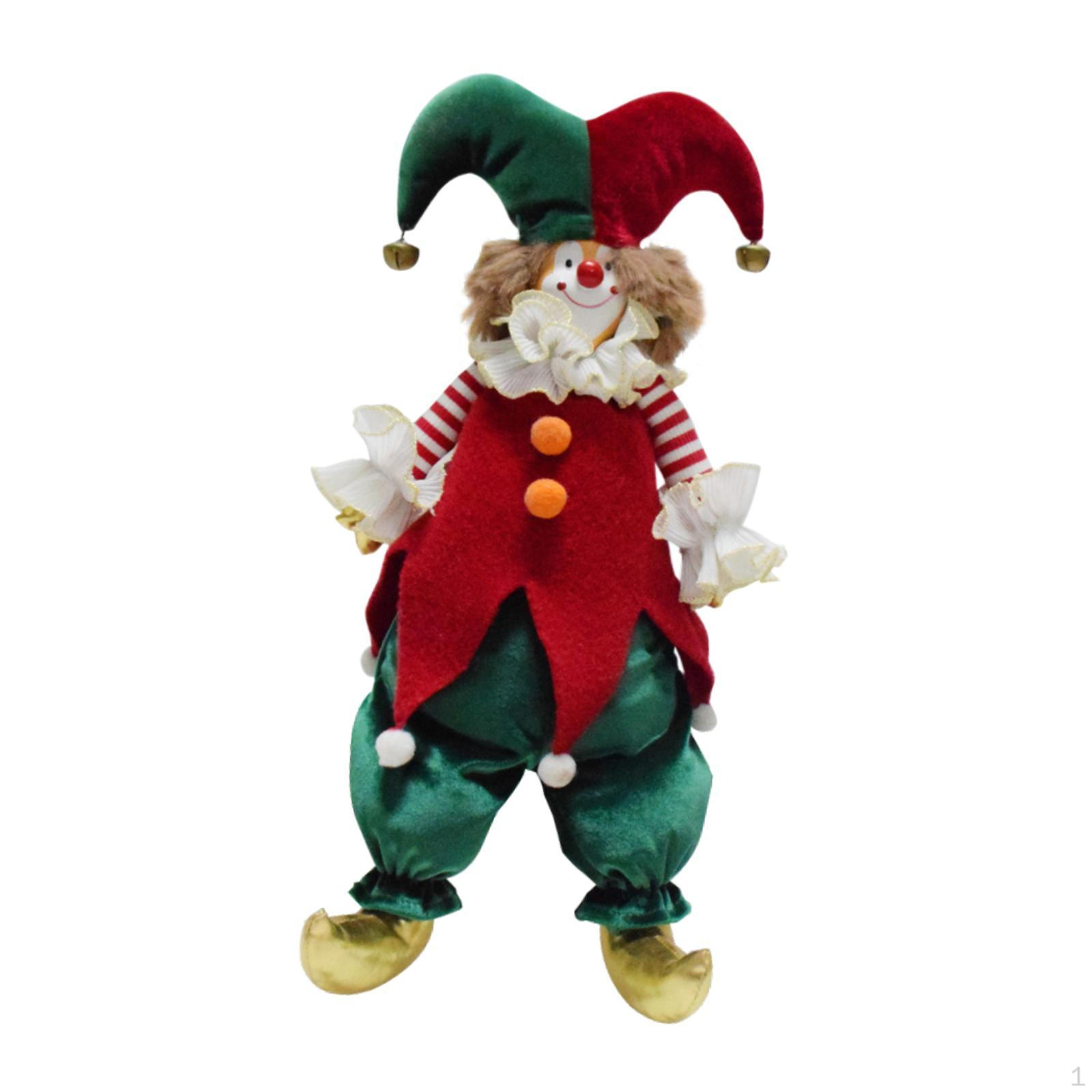 

Рождественский клоун кукла украшение друг подарок домашний декор рождественская фигурка статуэтка праздник Sitting Clown