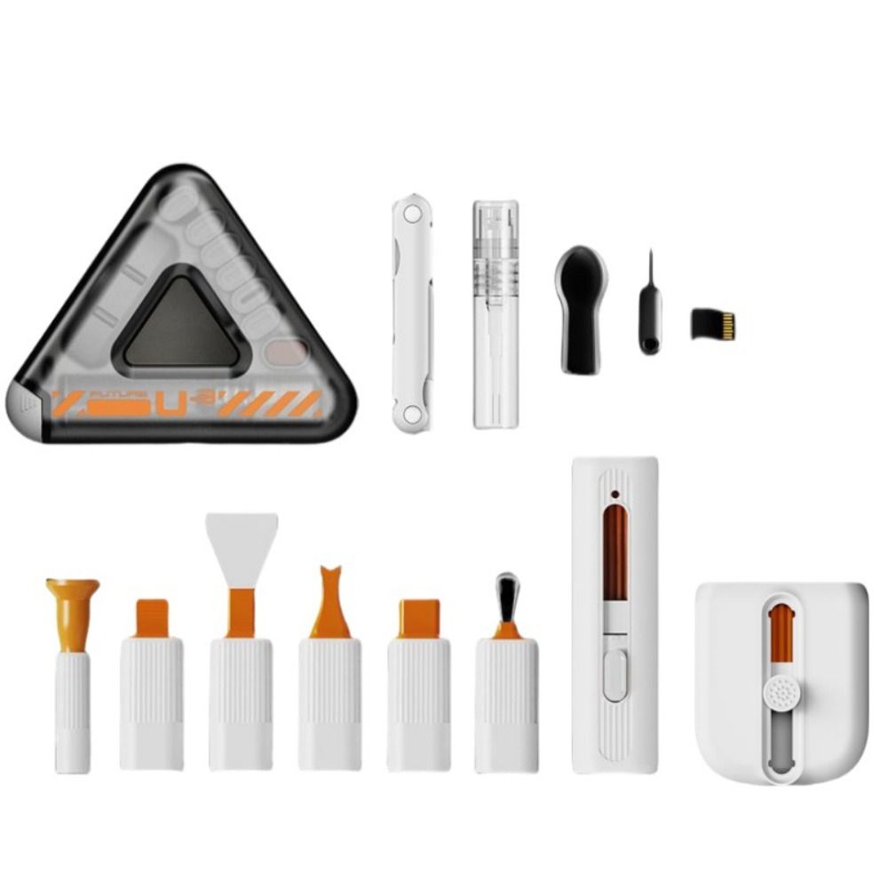 

Convenient Multi-functional Cleaning Tool Set Plastic Digital Camera Lens Wipe Kit Mobile Phone чорний