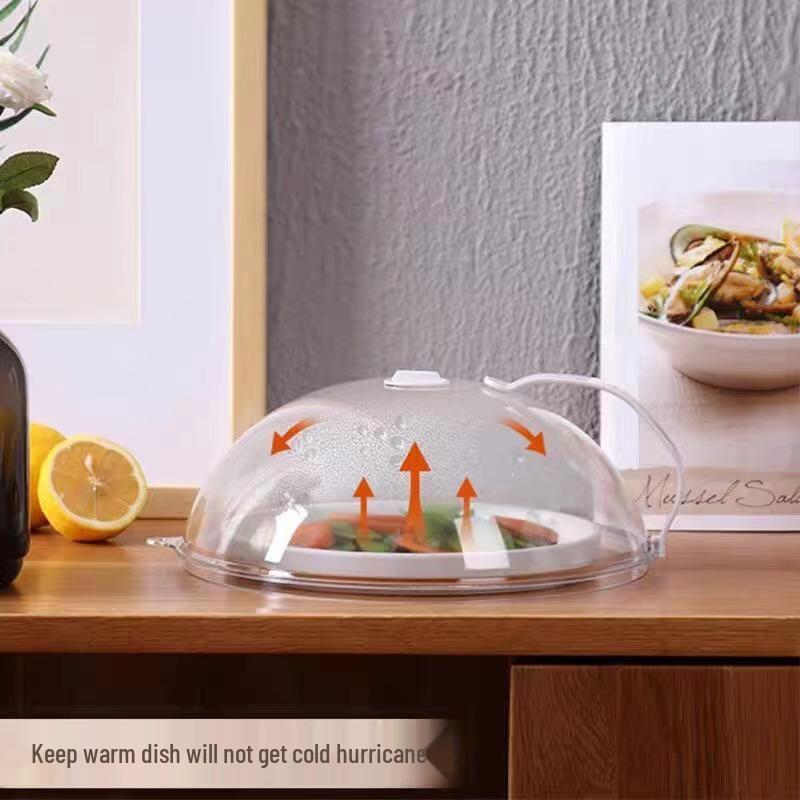 High-Temperature Resistant Microwave Lid: Anti-Splash, Anti-Oil, Fresh-Keeping, Universal Fit for Hot Dishes and Rice