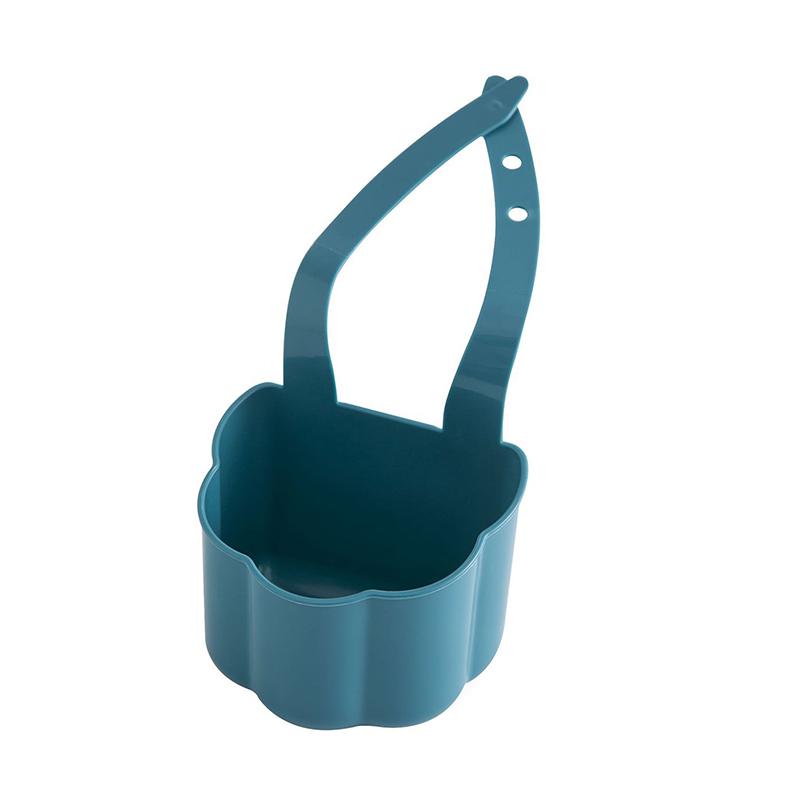 

Подставка для слива кухонной раковины Подвесной держатель для мыла Полка Регулируемая корзина для хранения Держатель для смесителя в ванной Кухонные принадлежности синий