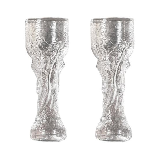 2Pcs Soccer Beer Glass, Large Capacity, Trophy Shaped Pint Mug, Classic Replica Beer Stein for Pub Home Bar Party, Sports Fan Gift