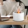 White Bonfire Shaped Diffuser Touch Control Campfire Diffuser Humidifier Home Decor 250ML