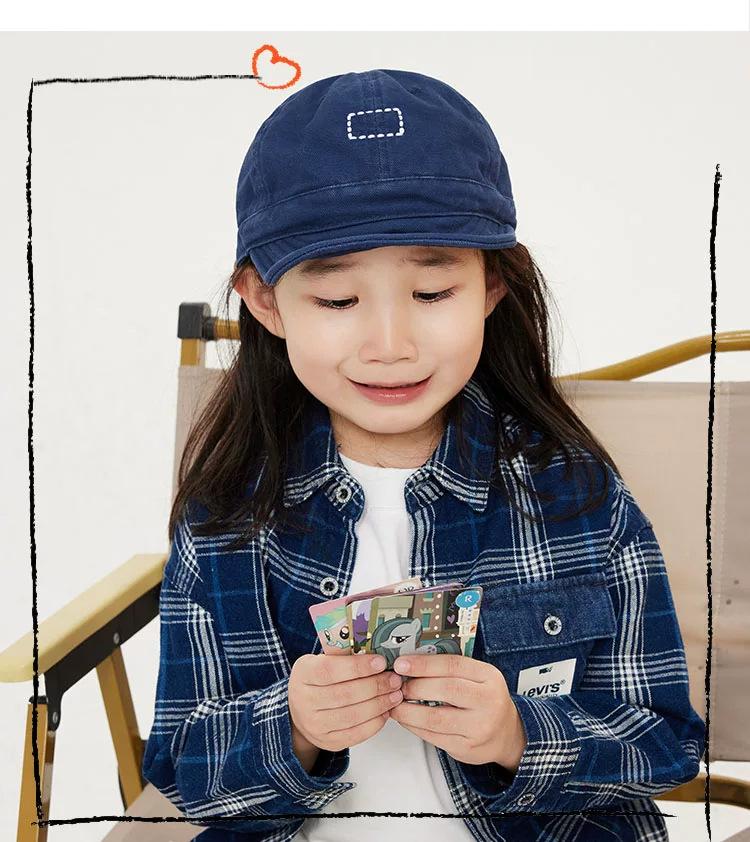 Kids' Summer Sun Protection Embroidered Baseball Cap - Soft Duckbill Design