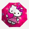 1PC Hello Kitty Automatic Open/Close Umbrella, 8-Rib Sturdy Frame, Lightweight Portable Umbrella, Commute, Business - Ideal Gift for Friend, Vibrant P
