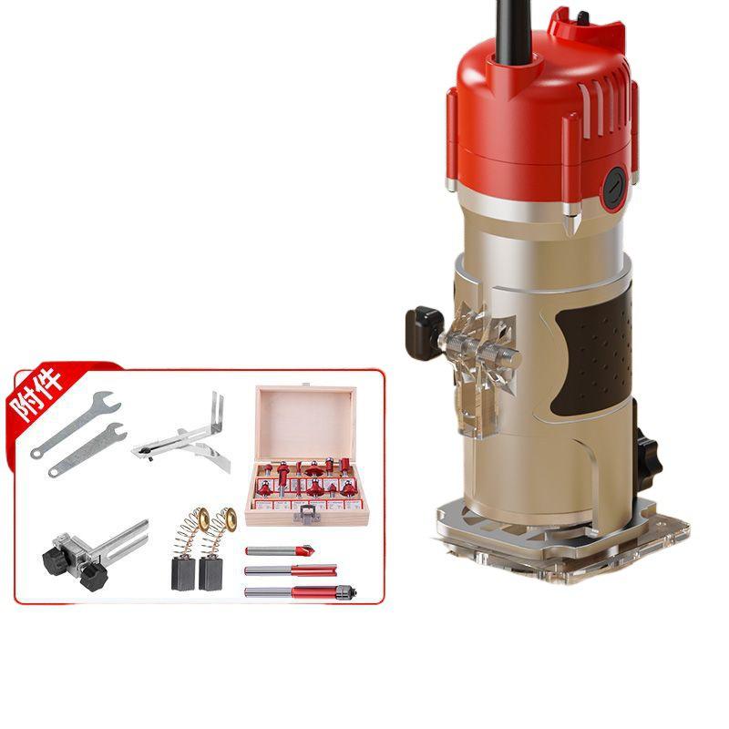 Multifunctional Electric Router: Woodworking Edge Trimmer, Hole Opener, Bakelite Milling & Aluminum-Plastic Panel Grooving Machine