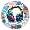 Musiknoten-Aufkleber, 50 Stück, inspirierende Worte, Musik-Schallplatten-Aufkleber für Laptop und Wasserflasche für Musikliebhaber