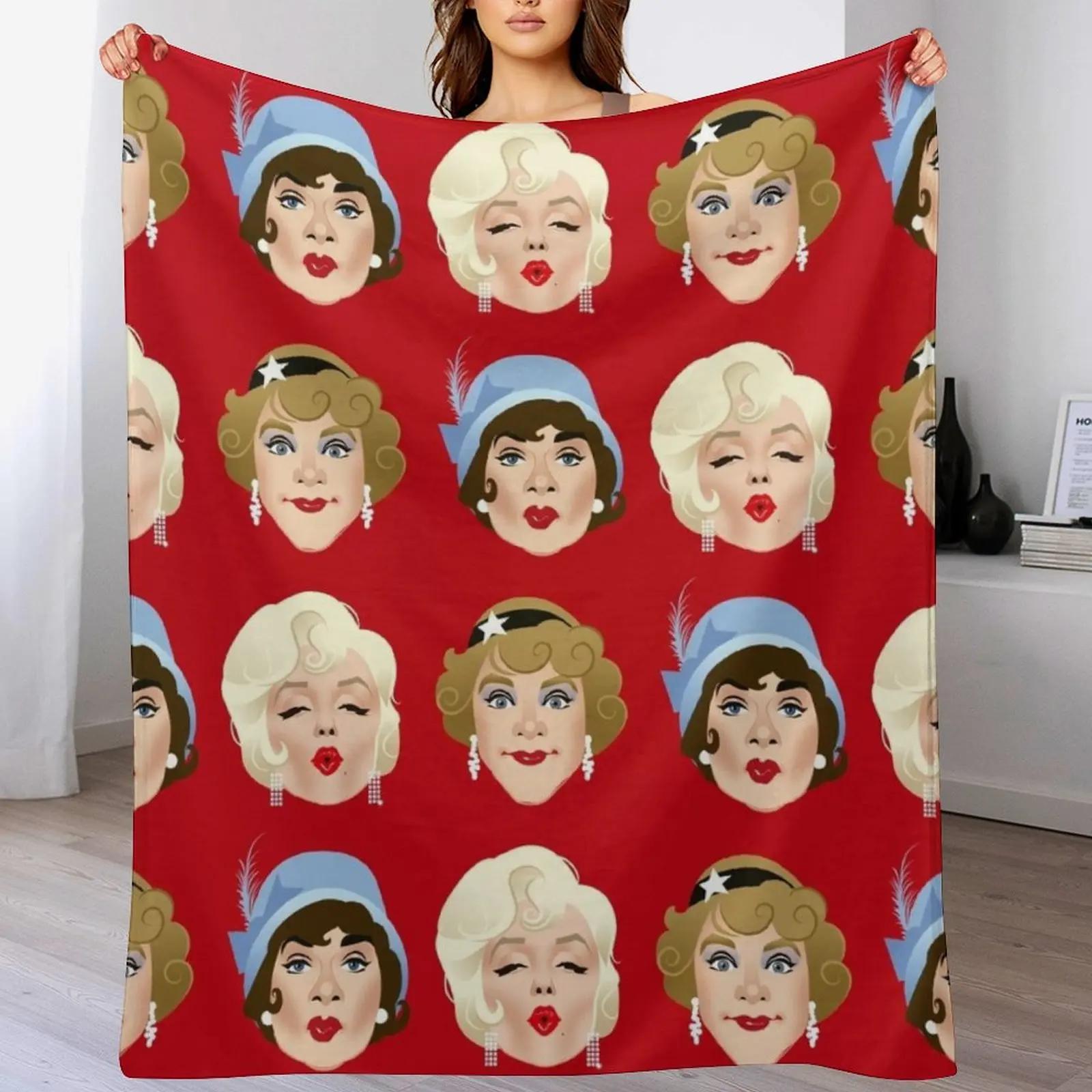 

Hot Throw Blanket Decorative Soft Throw Blanket for Couch Sofa 102x76cm(40x30in)