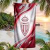 Asciugamano da Spiaggia Monaco FC Stampa Asciugatura Rapida Microfibra Assorbente Portatile da Viaggio Asciugamano da Nuoto