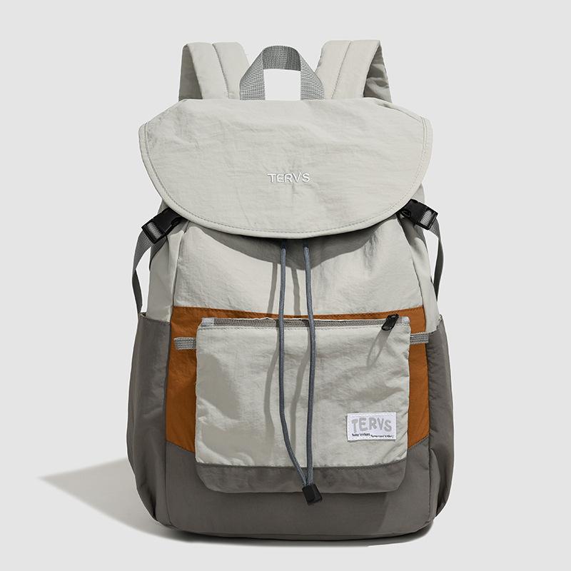 School Bag New Mountain High Value Fresh Contrasting Color Backpack Men and Women Simple Lightweight Travel Spring Outing Mountaineering Backpack