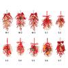 Facai Red Fruits Lucky Charm Gold&red Drop Ornaments Creative Hanging Pendent  Gift