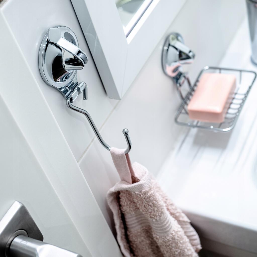 KADAX Wieszak Hak Z Przyssawką Łazienkowy Haczyk Wieszak