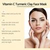 Vitamin C & Turmeric Clay Mask for Deep Cleansing and Brightening