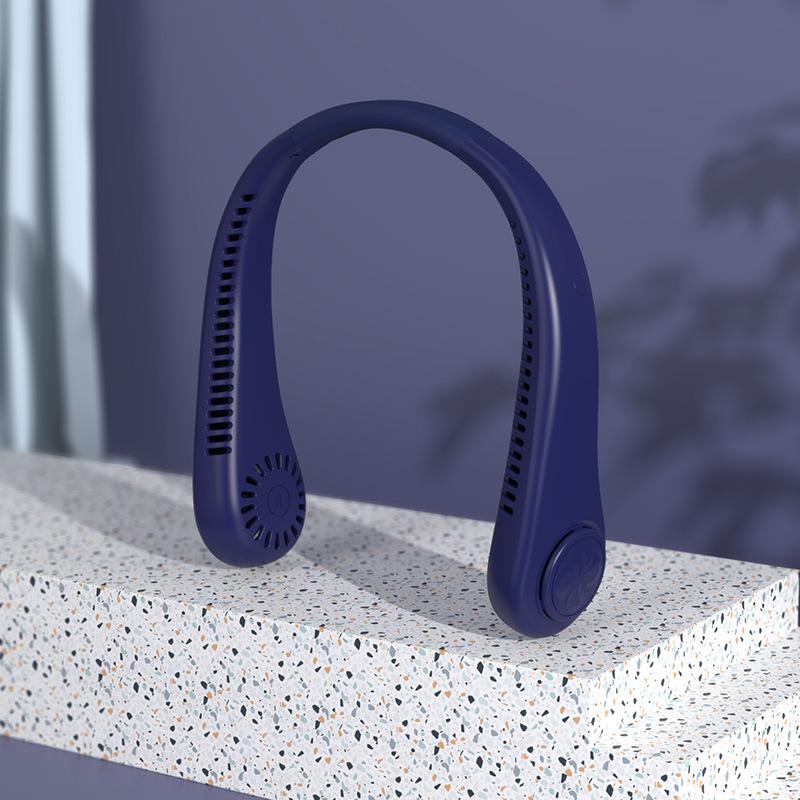 Ventilator portabil USB cu 5 viteze pentru gât, stil Douyin, pentru studenți și sporturi în aer liber