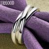 925 Sterling Silver Smooth Ring Fashion Jewelry
