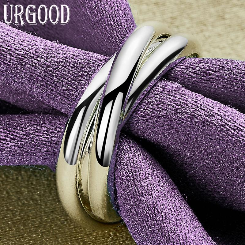 925 Sterling Silver Smooth Ring Fashion Jewelry
