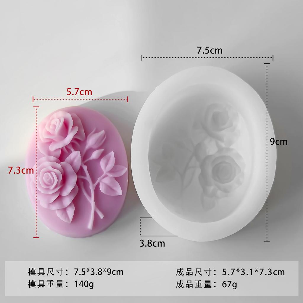 Flower Handmade Soap Mold Dragonfly Soap Silicone Candle Mold Round Flower Shaped Butterfly DIY Handmade Craft Making Mould