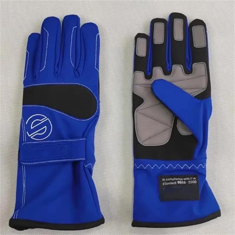 High-Grip SPCO Logo Racing Gloves - Professional Drifting Car Motorcycle Kart Driving Sports Hand Gloves for Competition
