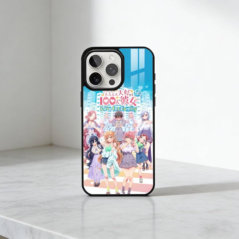 H-Hakari 100-GF Anime The100 Girlfriends Phone Case For iPhone17,16,15,14,13 Plus,Pro Max Magnetic For Magsafe Wireless Charging