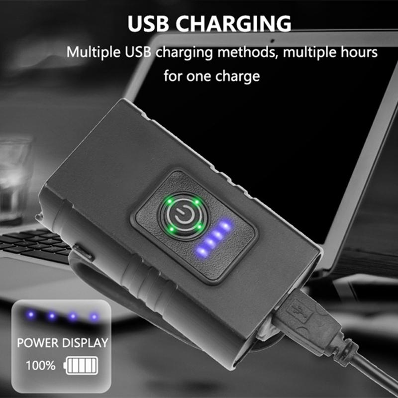 Bicycle Light Usb Rechargeable Led Bicycle Light Flashlight Cycling Headlight Suitable For Bicycle Headlight Cycling Accessories