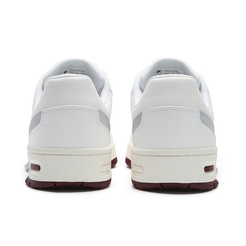 Men's Sneakers FILA Teratach Wear resistant And Lightweight Low top Skateboard Shoes Men's White Red