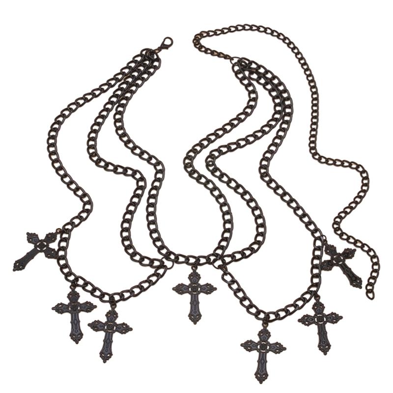 Multilayered Body Chains Jeans Stage Shows Hip Hop Club for Women