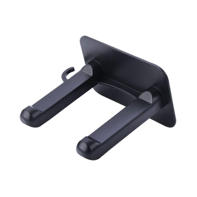 Wall Mounted Hair Dryer Rack Space Aluminum Holder for Bathroom Strong Durable Home Organizer