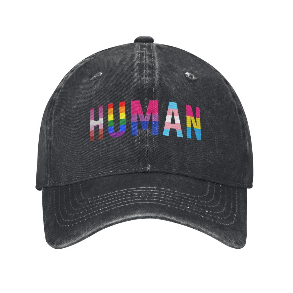 Równość LGBT Duma Świadomość dla Gejów Czapka z Daszkiem Unisex Kobiety Zniszczony Jeans Prany Snapback Kapelusz Outdoor Regulowany Czapki Kapelusz