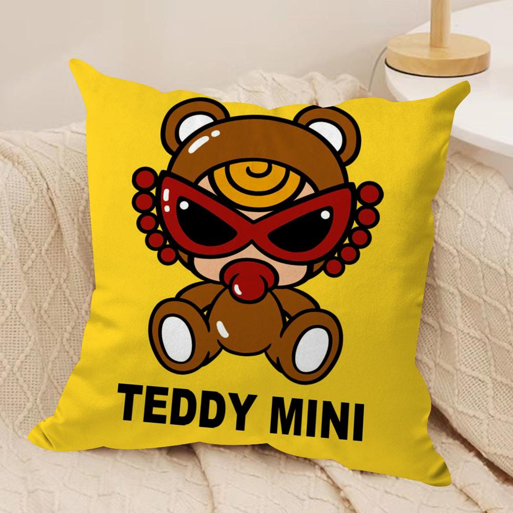 Anime H_Hysterics M_Mini Cushion Cover Silky Short Plush Double-Sided Printed Pillow Case For Sofa All Seasons Home Decor Gift