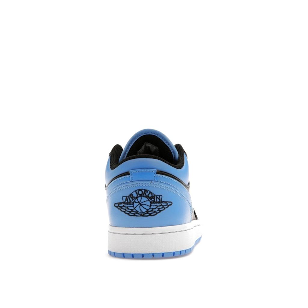 Air Jordan 1 Low University Blue Men Sneakers Black White 553558-041