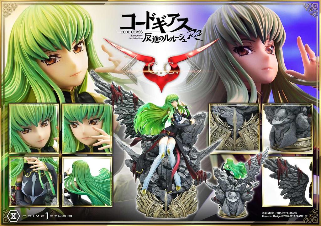 Prime 1 Studio Concept Masterline Code Geass Lelouch z Povstání R2 V44 x Š40 x H22cm měřítková polystoneová socha Geass C.C.. 1/6